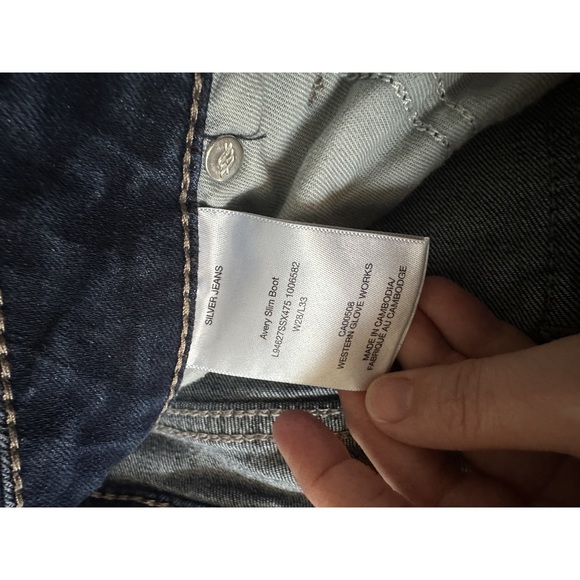 Silver jeans Avery slim boot W28L33 - Picture 5 of 6